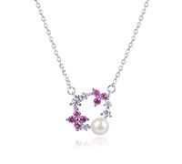 NXNONEPD GSZCCZS Collier pour femmes, collier de perle pendentif Géométrique Cable Bijoux Colliers