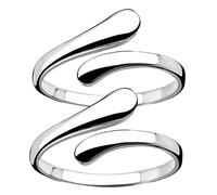 NXNONEPD Matière ouverte Bague de manchette élégante Géométrique pour femmes empilables pour l'engagement