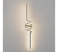 NXNONEPD Modern Spiral Wall Lamp Black Indoor LED