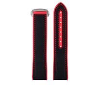 NXNONEPD Rubber Silicone Watch Strap Nylon Watchband For Omega 300 8900 Planet Ocean Tools 20mm 22mm Watchbands