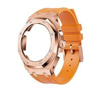 NXNONEPD Soft Silicone Strap Metal Case For GA2100-4A Mod Retrofit Kit