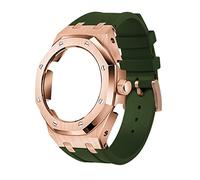 NXNONEPD Soft Silicone Strap Metal Case For GA2100-4A Mod Retrofit Kit