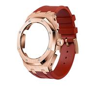 NXNONEPD Soft Silicone Strap Metal Case For GA2100CA-8A Mod Retrofit Kit