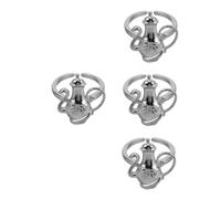 NXNONEPD TEAPOT RING NAILING DÉCORATIONS RETRO ORNAMENTS Cardigan Broche Lace Tablier Tablier UNIQUE ANNEM