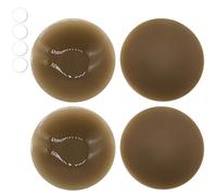 NXPUXP 2 Paires Cache-tétons,Cache-tétons Adhésifs Réutilisables en Silicone Doux,Cache Teton Femme,Autocollants Invisibles et Imperméables pour Tétons(8 cm A4)
