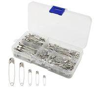 NXPUXP 260 Pcs Epingle Nourrice,Épingles de Sûreté Métalliques,Pin de Sécurité en Métal Résistantes à La Rouille,pour Travaux de Couture et de Bricolage