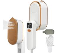 NXPZ 1200W Défroisseur Vapeur, Fer à Repasser Vapeur 2-en-1 Portable, Fer à Repasser de Voyage avec Réservoir 150 ml et 3 Niveaux de Vapeur, Chauffage Rapide 10 Secondes, Idéal pour Voyages et Maison