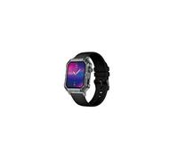 Nilox Montre connectée Trailround Sport – écran tactile 1,91" 320 x 385 px acier inoxydable – Noir