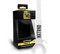 Nxtrnd Two Protège-dents de football, embouchure de football avec sangle, convient aux adultes et aux jeunes (blanc)
