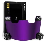 Nxtrnd VZR1 Visière de Football, Technologie à lentille Plate, Convient aux Casques de Football pour Adultes et Jeunes, Violet