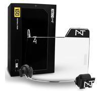 Nxtrnd VZR3 Visière de Football incurvée pour Casque de Football Professionnel, Compatible avec Les Casques de Football pour Jeunes et Adultes, Comprend des Clips de visière, Un lot d'autocollants et