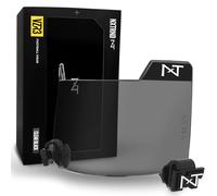 Nxtrnd VZR3 Visière de Football incurvée pour Casque de Football Professionnel, pour Casques de Football pour Jeunes et Adultes, Comprend des Clips de visière, Un lot d'autocollants et Un Chiffon de