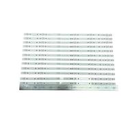 NXVASKEIP Bande de rétroéclairage LED 6 LED for Hisense H65U8B H65U7B H65AE600 H65A6100 65R6E 65Q7809 Sharp LC-65Q6020U LB65073 V0 Barre Lumineuse(12pcs 6LED for 1 TV)