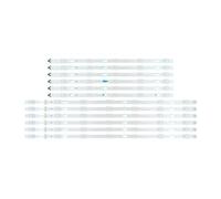 NXVASKEIP Bande de rétroéclairage LED for Samsung UE49MU6200K UE49KU6100K BN96-40632A BN96-40633A V6DU-490DCA-R0 MU6100-49INCH-RL CY-WK049HGLV1H Barre lumineuse