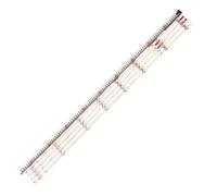 NXVASKEIP Lot de 5 bandes LED for Hisense 50R7G5, 50A6G, 50A6GX3, 50A6GX, 50C350KB, 50C350KU, 50C350KC, ONN 100012585, JL.D50081330-003CS-M Barre lumineuse(1set-8pcs)