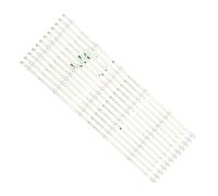 NXVASKEIP Rétroéclairage LED for téléviseur 65D3 6X12 HRS_SQY65D3_6X12_2W_MCPCB 12mm_V2 HV650QUB-F9A JL.D65061330-031DS-M_V02 RNSMU6540 RTU6549-C Barre lumineuse