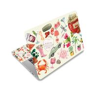 NXZGO Autocollant universel réutilisable en vinyle pour ordinateur portable 12 13 13,3 14 15,4 15,5 15,6 pouces I Love Life