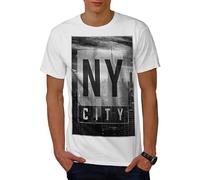 NY City Design Fashion Mens T Shirt New Graphic Design Printed White XL