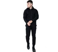NY Deluxe Edition Ensemble de survêtement en polaire à capuche pour homme Taille S à XL - Noir - X-Large