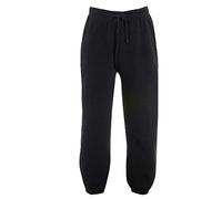 NY Deluxe Edition Pantalon de jogging unisexe pour garçons et filles avec taille resserrée et bas de jogging surdimensionné style baggy des années 90 UK 7-13 ans (Noir, 13)