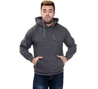 NY Deluxe Edition Pull à capuche en polaire pour homme Uni Taille S à 5XL, charbon, XXL