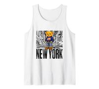 NY Teddy Bear New York City Stories - Cute Bear City Illustr Débardeur