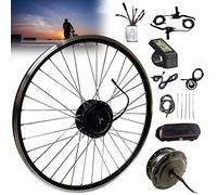 24V 250W/36V 250W 350W 500W/48V 250W 500W Kit de Conversion D'entraînement Avant de Vélo Électrique, Kit de Modification de Moteur de Moyeu de Roue Avant,36V500W-700c