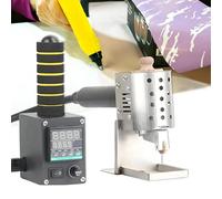 NYANS Distributeur De Colle Thermofusible à Rouleau 150 W, avec Réservoir De 50ml/150ml pour Le Collage De Tissus Et De Cuirs, Température Réglable De 50 à 220 °C 50ml-5mm