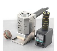 NYANS Distributeur De Colle Thermofusible à Rouleau, avec Réservoir De 50/150ml pour Le Collage d'Emballages Et De Cuir, Température Réglable De 50 à 220 °C 150ml-40mm