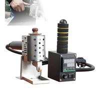 NYANS Distributeur De Colle Thermofusible Professionnel, Rouleau Professionnel, avec Réservoir De 50/150ml, Température Réglable De 50 à 220 °C 150ml-15mm+20mm+30mm+40mm+50mm
