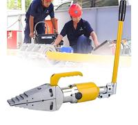 NYANS Écarteur De Brides Hydraulique Intégré, Pince à Écarter Les Brides Manuelle en Acier Allié 10T, Dégagement Supérieur 6 mm, Écartement Maximal 81 mm, pour l'Entretien des Canalisations