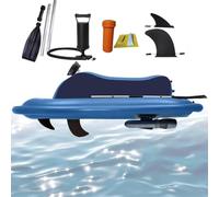 NYANS Jet-Ski Gonflable Motorisé/Scooter sous-Marin Électrique - Puissance 500/700 W, Vitesse 3-8 Km/h, Autonomie 40-130 Min, Mini Jet-Boat Facile à Piloter pour Adultes (Piscine, Lac, Océan) 500W10A