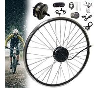 NYANS Kit de Conversion de Vélo Électrique, Roue Arrière 20 24 26 27,5 28 29 Pouces 700C, Piles Non Incluses, Moteur Spinner à Entraînement Arrière 24V 36V 48V 250W 350W 500W,48V250W-27.5in