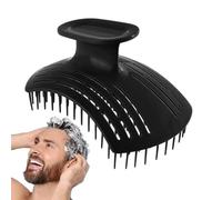 Nybhyjka Brosse à récurer pour tête | Brosse à shampooing pour cuir chevelu | Portable Anti-démangeaisons Massage de la tête Peigne apaisant Shampooing Peigne Outil de soins capillaires pour Spa