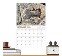 Nybhyjka Calendrier 2026, 27,9 x 43,2 cm, calendrier cactus pour planification de 12 mois | Planificateur amusant pour appartement, chambre, salon, dortoir, salle de classe, école, famille
