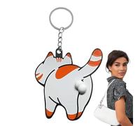 Nybhyjka Cat de porte-clés, porte-clés de chat - Pendentif de sac de chaton,Trendy Keychain Funny Sac à dos sac à main sac à sac