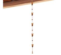 Nybhyjka Chaîne attrape-pluie réglable de 2,3 m en forme de chouette, décoration extérieure pour entrée, salle de bain, table de chevet, maison, bureau, vacances, chambre d'enfant