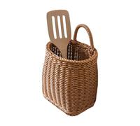 Nybhyjka Décor mural du panier tissé, paniers muraux tissés | Paniers de cuisine murale en osier en rotin pour porte d'entrée - Conteneur de fruits à légumes, rangement d'oignon à l'ail de pomme de