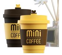 Nybhyjka Désodorisant pour grille d'aération - Pour aromathérapie, tasse à café - Clip de sortie d'air - Clip désodorisant - Diffuseur de parfum mignon