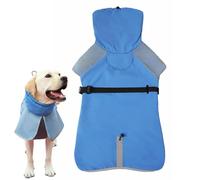 Nybhyjka Imperméables pour Chiens de Grande Taille, imperméable pour Chien,Manteau d’Hiver à Capuche pour Chien imperméable - Manteaux Coupe-Vent pour Chiens par Temps Froid, imperméable pour Animaux