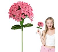 Nybhyjka Kit de fleurs au crochet | Kit de tricot complet créatif et amusant | Accessoires de tricot pour décoration d'intérieur, chambre à coucher, projet d'artisanat pour hommes, femmes, adultes