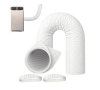 Nybhyjka Manchon d'isolation portable pour tuyau de climatisation, manchon isolant pour tuyau de climatiseur, accessoires de tube d'échappement léger, housse de conduit d'aération pour bureaux