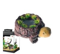 Nybhyjka Pierre à air pour aquarium | Décoration silencieuse en forme de petite tortue - Décoration d'aquarium, pour bassins, seaux, décoration de bureau
