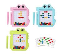 Nybhyjka Planche à Dessin magnétique, Tableau magnétique pour,Perle de Planche à Dessin magnétique Crocodile de Dessin animé - Puzzle de Planche à Dessin à Stylo magnétique pour, Jouets de Voyage