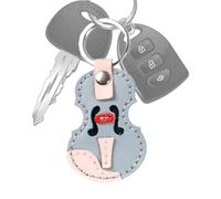 Nybhyjka Porte-clés de voiture, kit de fabrication de porte-clés violon multifonction, léger, accessoires élégants pour sac à dos, sac d'école, bleu, Refer to description