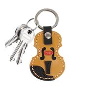 Nybhyjka Porte-clés de voiture, kit de fabrication de porte-clés violon multifonction, léger, accessoires élégants pour sac à dos, sac d'école, kaki, Refer to description