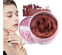 Nybhyjka Rose Blush - Effet 3D Rose Naturelle | Crème Contour & Highlighter 3.5g Parfumée Naturel Teint Nu pour Voyage, Mariage et Saisons