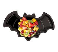 Nybhyjka Support de bol à bonbons d'Halloween - Plateau de service pour apéritif - Assiette décorative festive pour la maison, le bureau, les vacances, la fête, le club alimentaire, la cuisine
