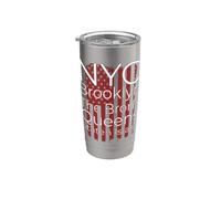 NYC Bronx Brooklyn Queens Staten Island T-shirt Gobelet isotherme en acier inoxydable double paroi