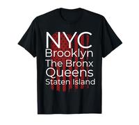 NYC Bronx Brooklyn Queens Staten Island T-Shirt T-Shirt